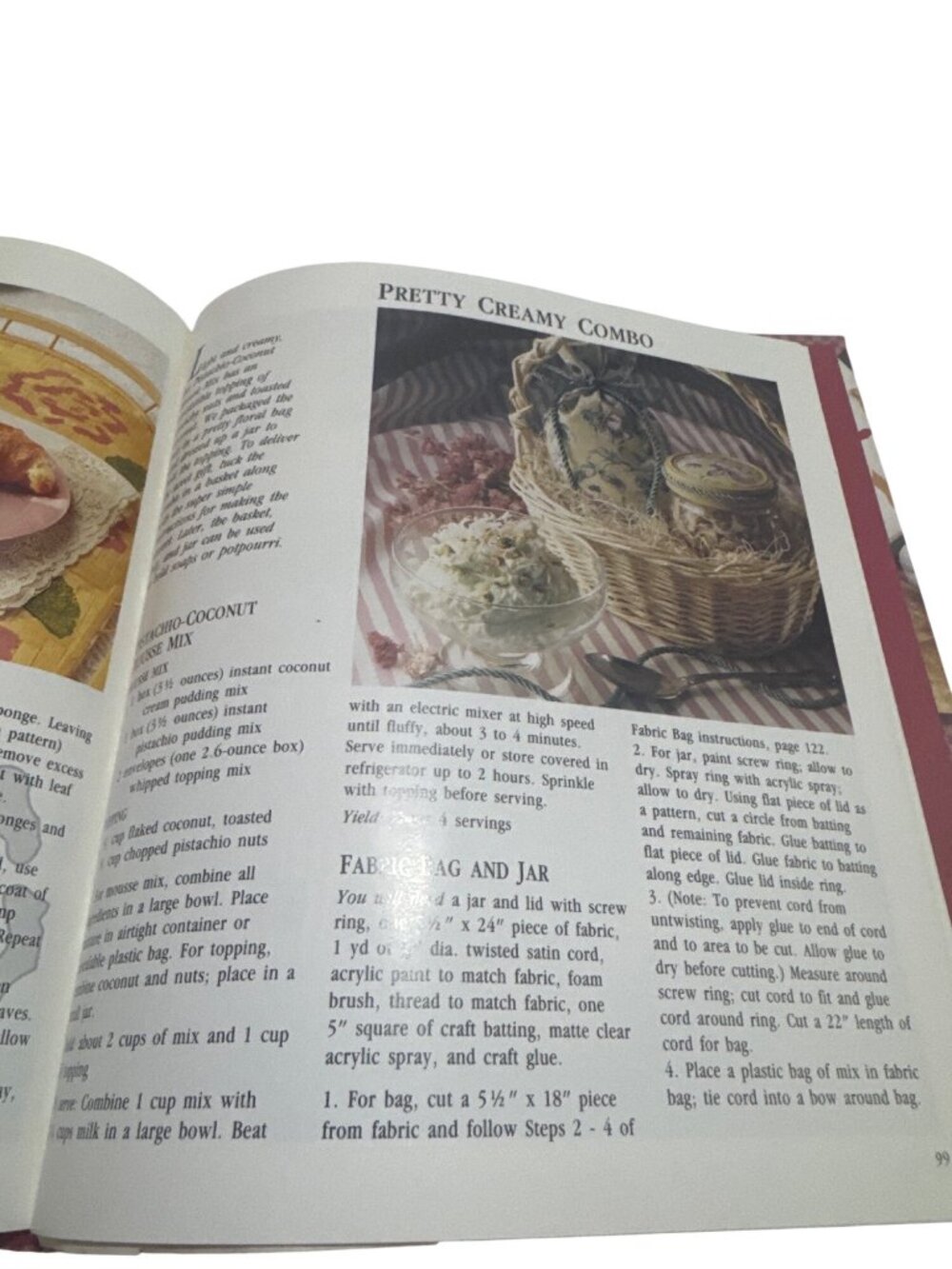 Gifts That Taste Good Hardcover Crafting & Recipes Book Leisure Art 1990 - Picture 10 of 11